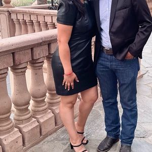 Calvin Klein Leather Bodycon